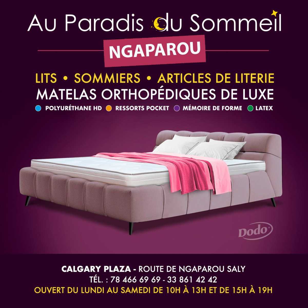 Lits - Sommiers - Articles de Literie - Salons
MATELAS ORTHOPÉDIQUE DE LUXE