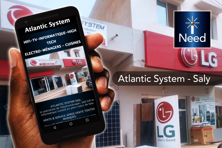 Electro-menager, informatique Atlantic System LG application mobile senegal iNeed