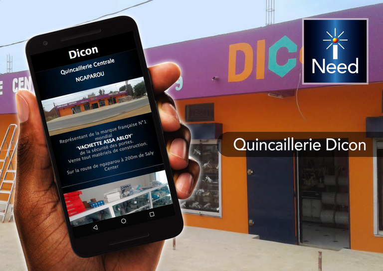 Quincaillerie Dicon application mobile senegal