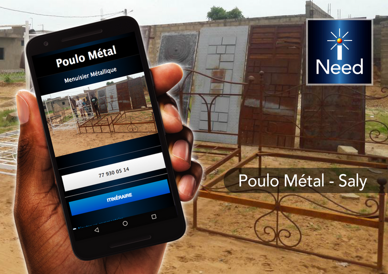 Menuisier Poulo Métal application mobile senegal iNeed