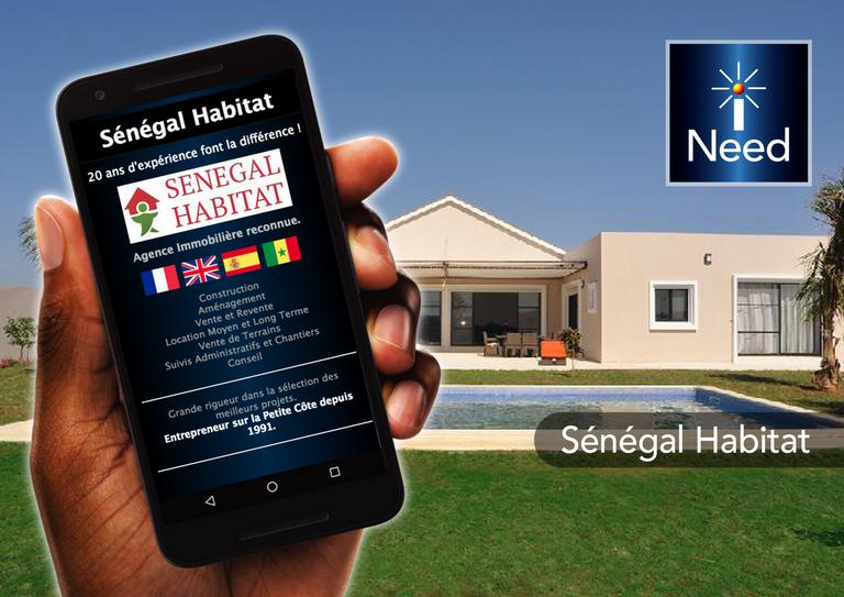 Immobilier La Lagune application mobile senegal iNeed