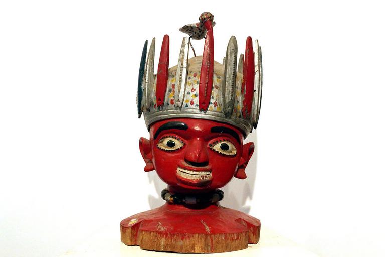 Scul^ture bois, Ancien, Galerie Antenna